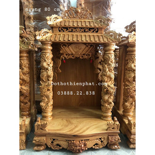 Bàn thờ giá sỉ ngang 81 mái chùa gỗ gõ đỏ rẻ nhất thị trường Lh 0388822838