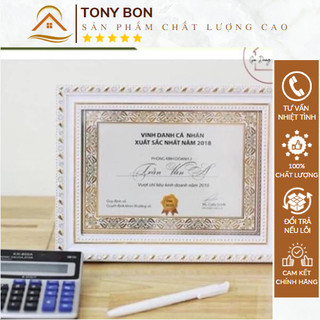 Khung ảnh/giấy khen khổ A3 ,a4 khung tranh khung ảnh - tomoco