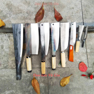 Bộ dao 8 món nhà bếp tông chặt 3li - Dụng cụ nhà bếp