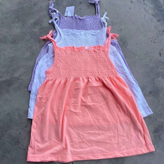Áo cotton 2 dây cho bé gái hàng xuất dư xịn