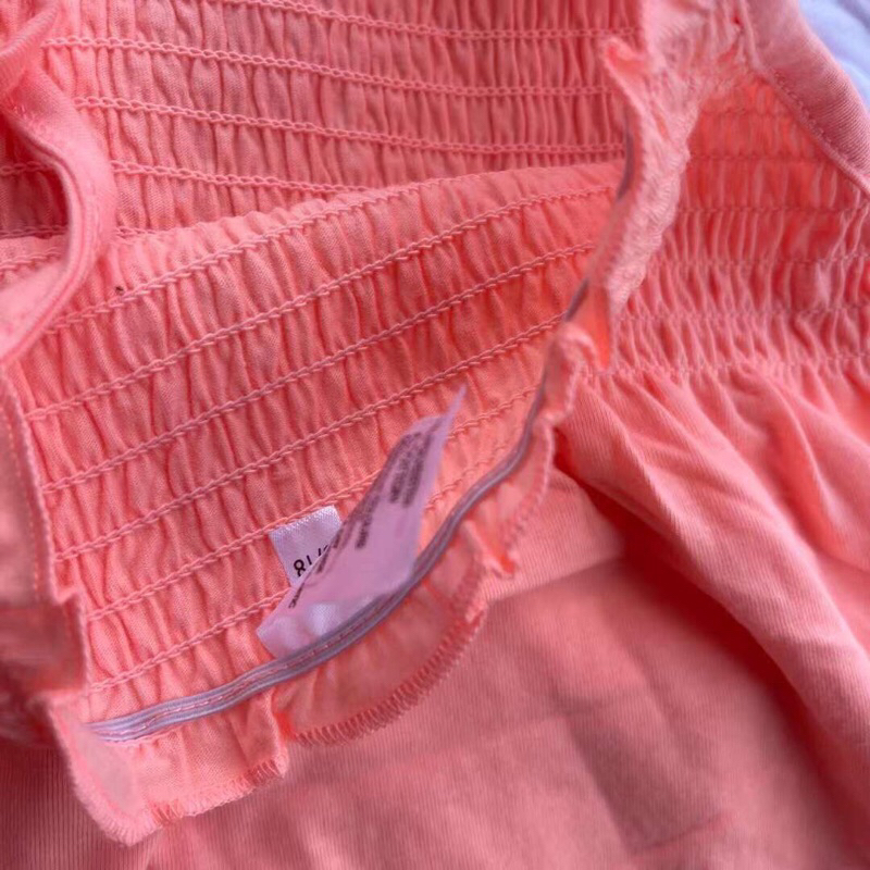 Áo cotton 2 dây cho bé gái hàng xuất dư xịn