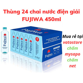 Thùng 24 chai nước ion kiềm fujiwa 450ml / lốc 6 chai nước ion kiềm fujiwa 450ml