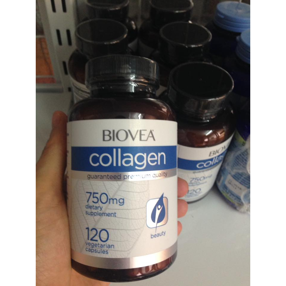 Viên Uống Trẻ Hóa Làn Da BioVea Collagen 750mg Đức Hộp 120 Viên