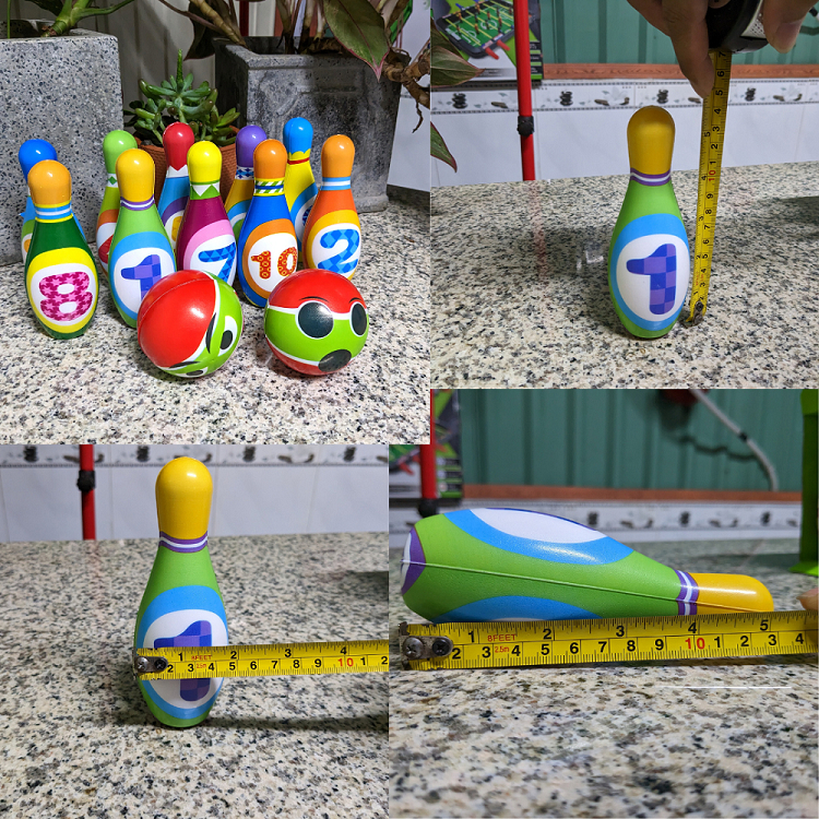 Bộ đồ chơi bowling set 10 chi tiết cho bé BABYPLAZA UL222502