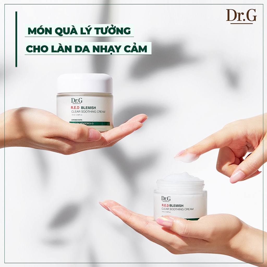 Kem dưỡng Dr.G R.E.D Blemish Clear Soothing Cream phục hồi, giảm đỏ da