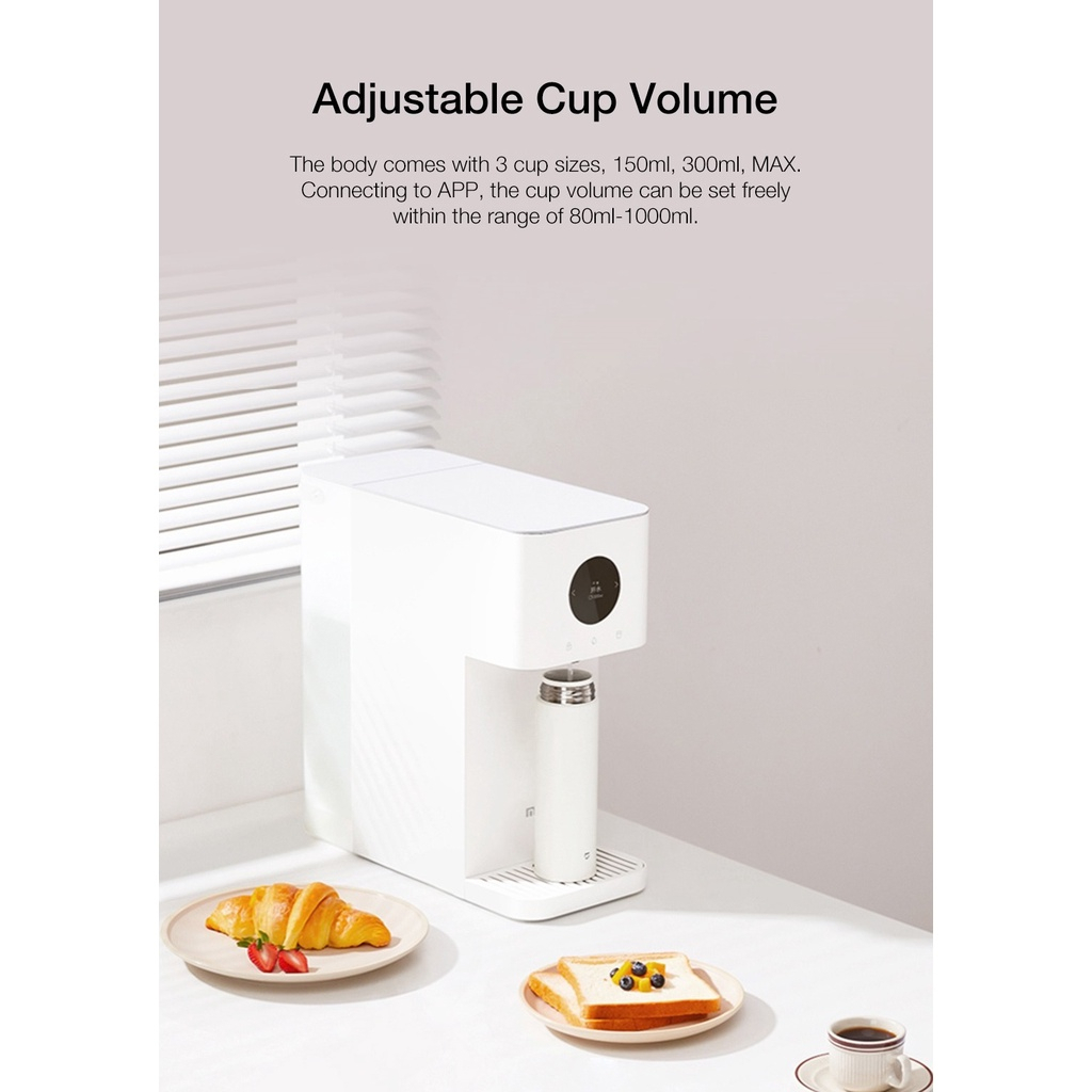 Máy lọc nước kiêm đun nước nóng siêu tốc để bàn thông minh Xiaomi 5L MRH112