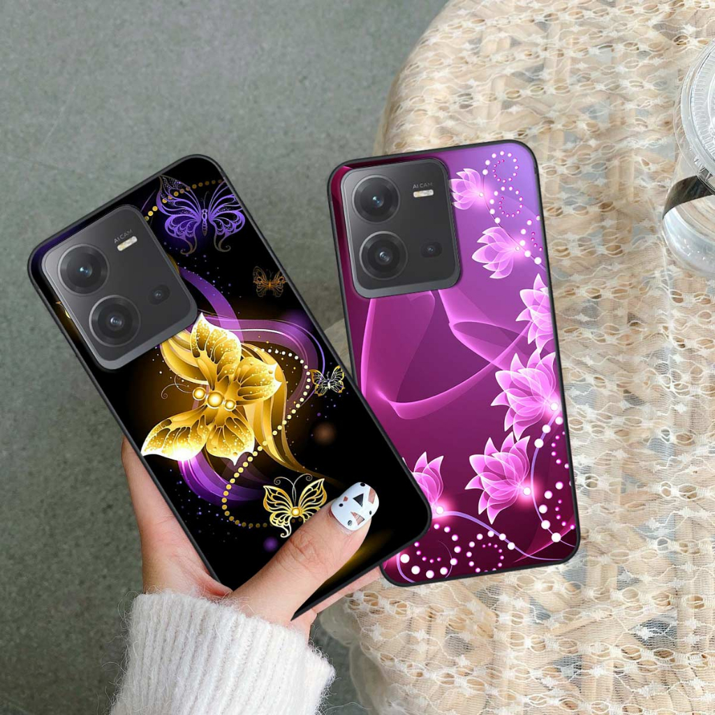 Ốp lưng Vivo V25 5G / V25e / V25 Pro in hình hoa siêu đẹp - Doremistorevn
