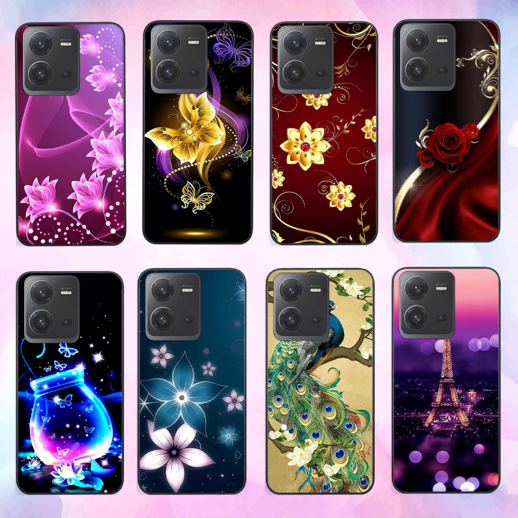 Ốp lưng Vivo V25 5G / V25e / V25 Pro in hình hoa siêu đẹp - Doremistorevn