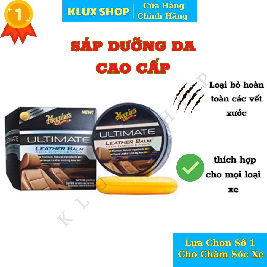 Meguiars ultimate leather balm - Sáp Dưỡng Da Cao Cấp