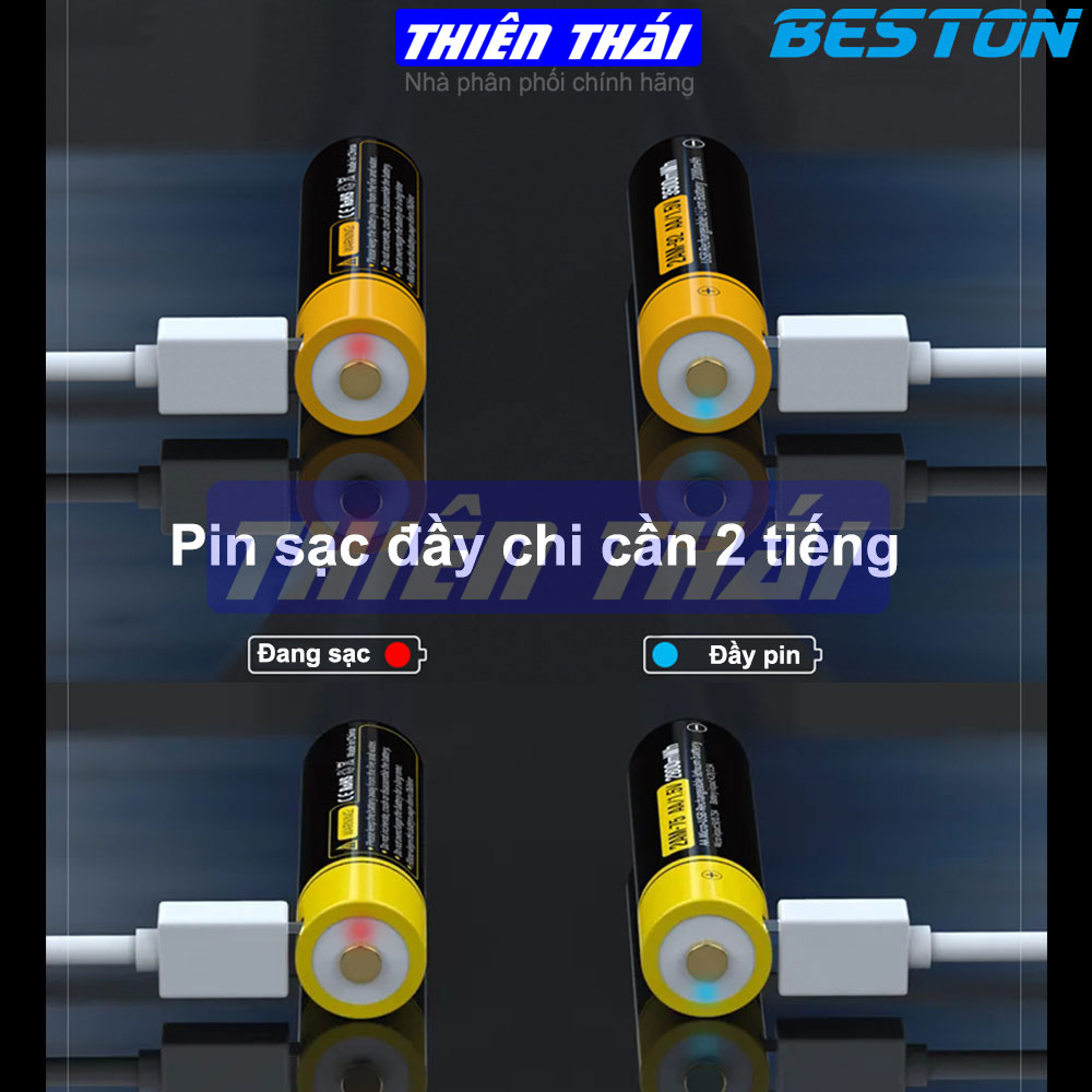Pin sạc BESTON,pin sạc USB AA 2AM-92,2AM-75,AAA 3AM-28,pin sạc Li-ion AA,pin sạc 1.5V,AA 3500mWh,AA 2800mWh,AA 1000mWh