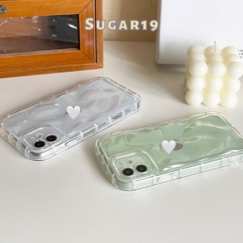 Ốp lưng iphone trong suốt gợn sóng WAVES Sugar19