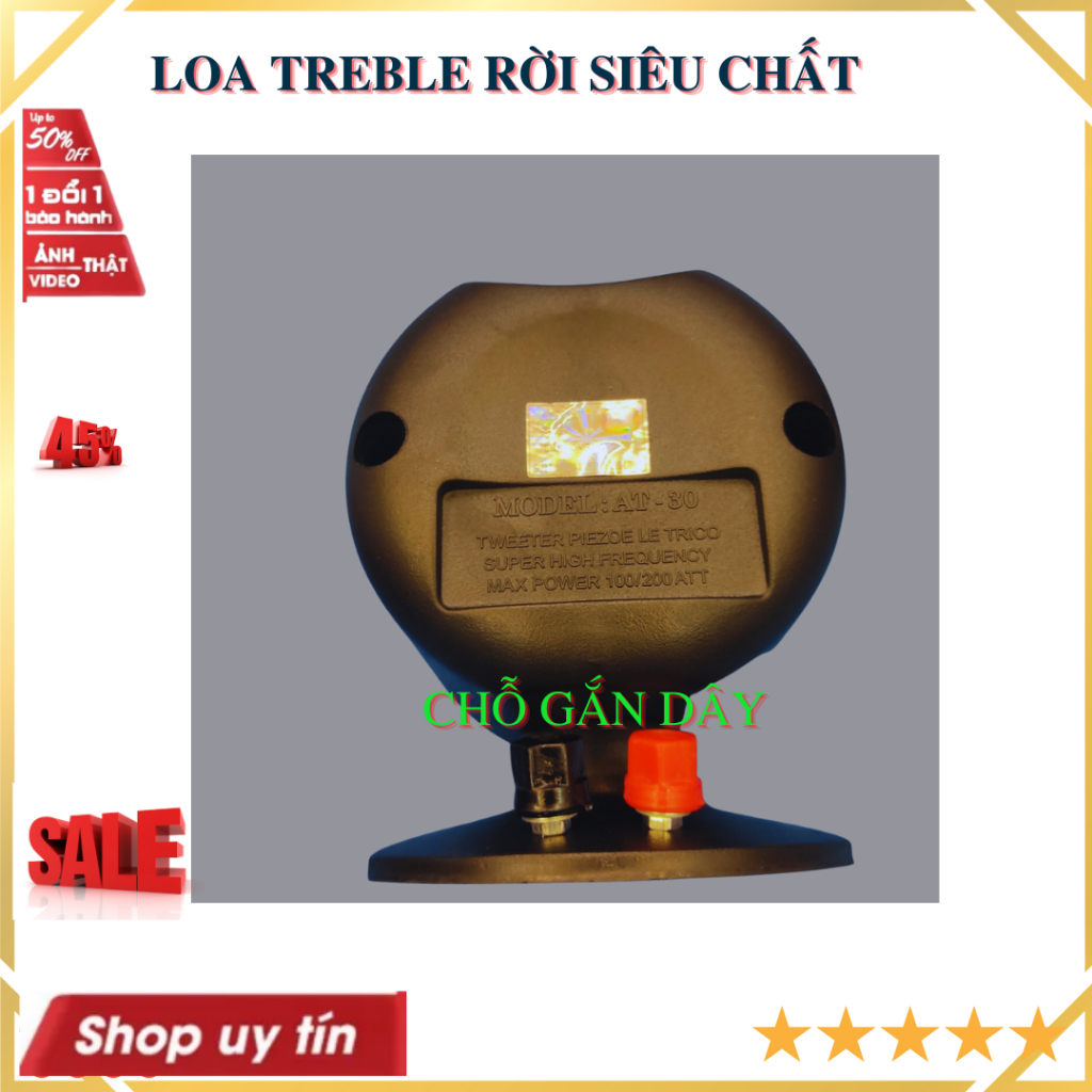 Bộ 2 chiếc loa treble at 30 cao cấp