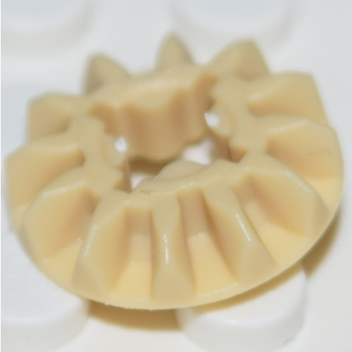 LEGO Technic Bánh Răng Côn 12 Răng Hình Nón, Màu Vàng Cát ID 4565452 6589