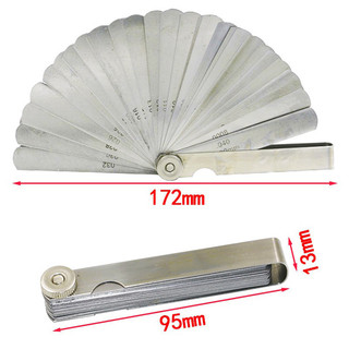 Bộ thước căn lá thước đo khe hở 32 lá 0.02-1mm- htb