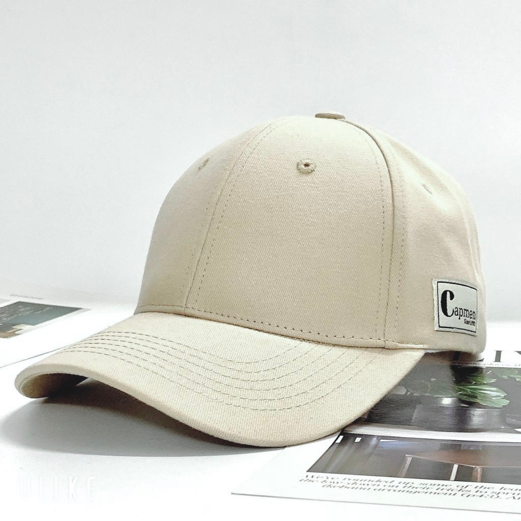 Mũ lưỡi trai trơn nam nữ CAPMEN , nón kết lưỡi trai phom dáng thể thao basic ullzang vải kaki cotton cao cấp