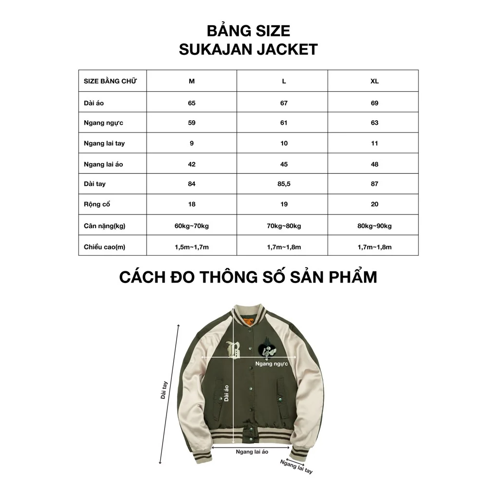 Áo Khoác Nam Nữ Bad Habits SUKAJAN JACKET - LOCAL BRAND CHÍNH HÃNG