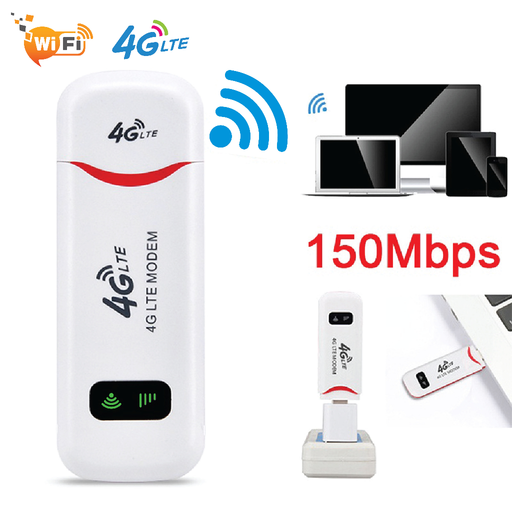 Bộ phát Wifi di động từ sim 4G đa mạng - USB WIFI 4G LTE 150Mbps - H760R 4G - Chuẩn 4G tốc độ cao - BH 1 ĐỔI 1