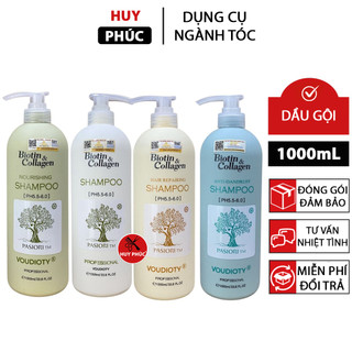 Dầu gội Biotin Collagen chính hãng trắng 500ml 1000ml, cặp dầu gội xả Biotin Collagen kích mọc tóc ngăn rụng tóc