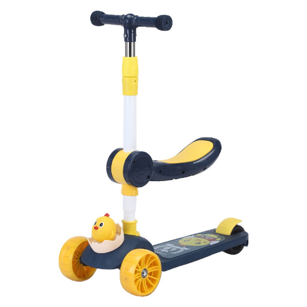 Xe Trượt XScoter 3 Bánh Đa Năng Có Đèn Led Phát Sáng, Có Nhạc Và Ghế Ngồi Cho Trẻ Em - Xe Thăng Bằng Có Nhạc dành cho bé