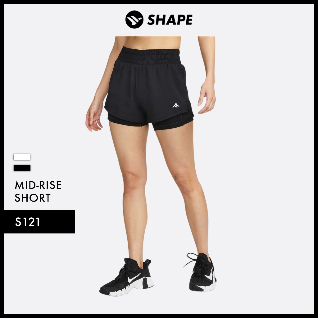Quần đùi thể thao nữ chạy bộ boxing tập gym 2 lớp [S121]