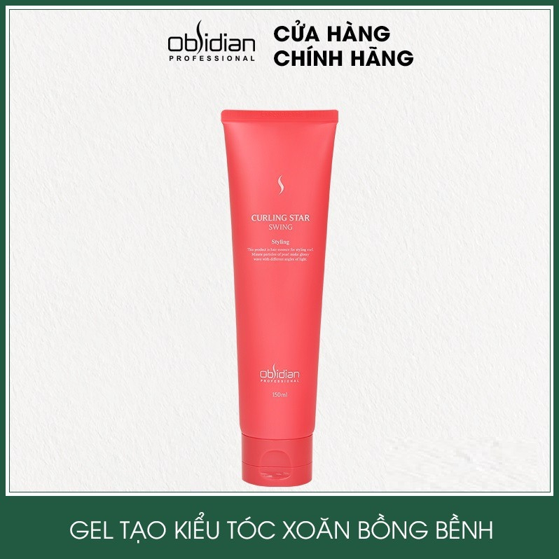 GEL TẠO KIỂU TÓC UỐN XOĂN BỒNG BỀNH OBSIDIAN CURLING STAR 2 - SWING 150ml