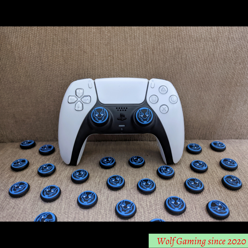 [SALE-Rẻ Nhất] Núm bọc tay cầm Pro Controller Ps4 Ps5 Xbox mẫu Panther (Xanh)