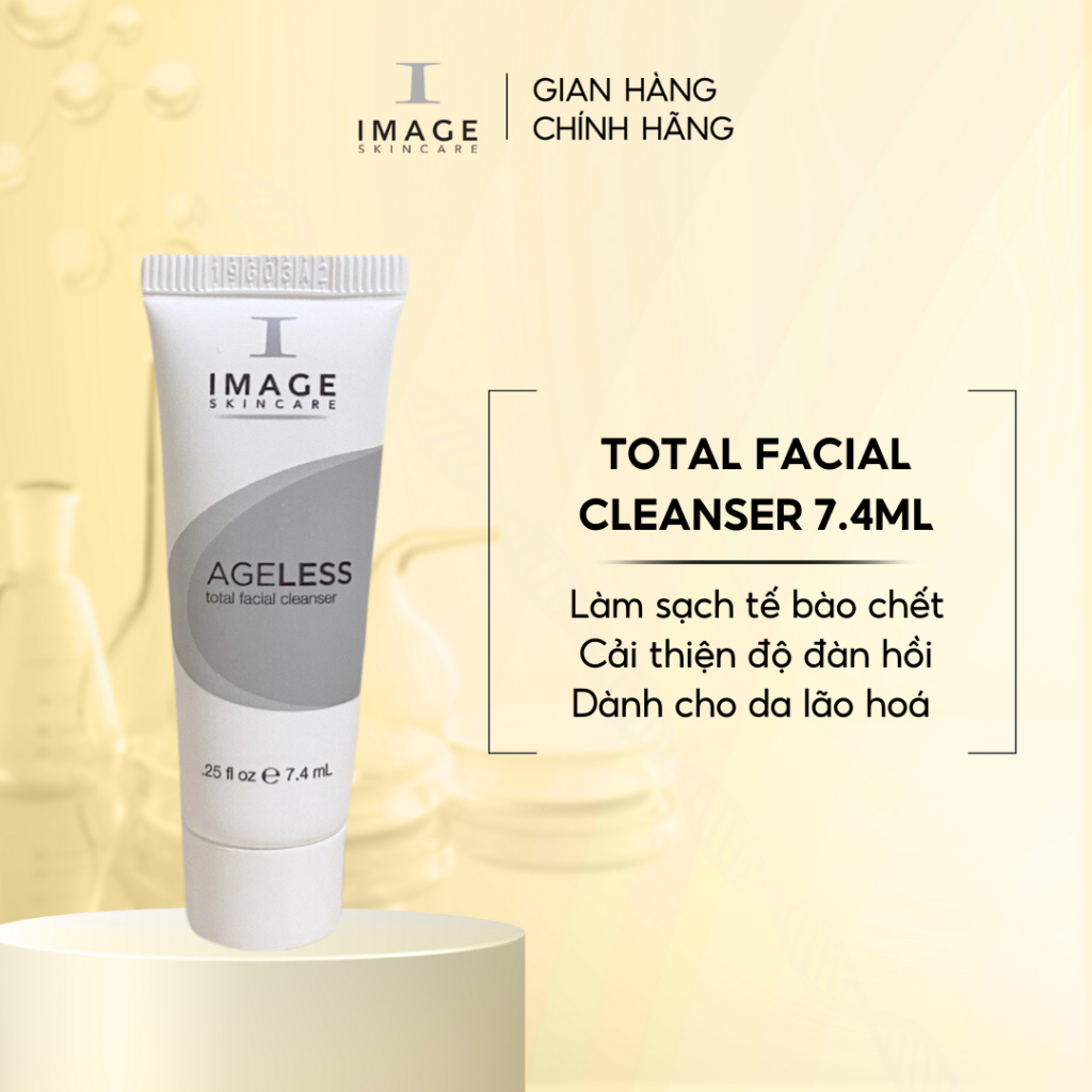 Sữa rửa mặt chống lão hóa da IMAGE Skincare AGELESS Total Facial Cleanser 7.4ml