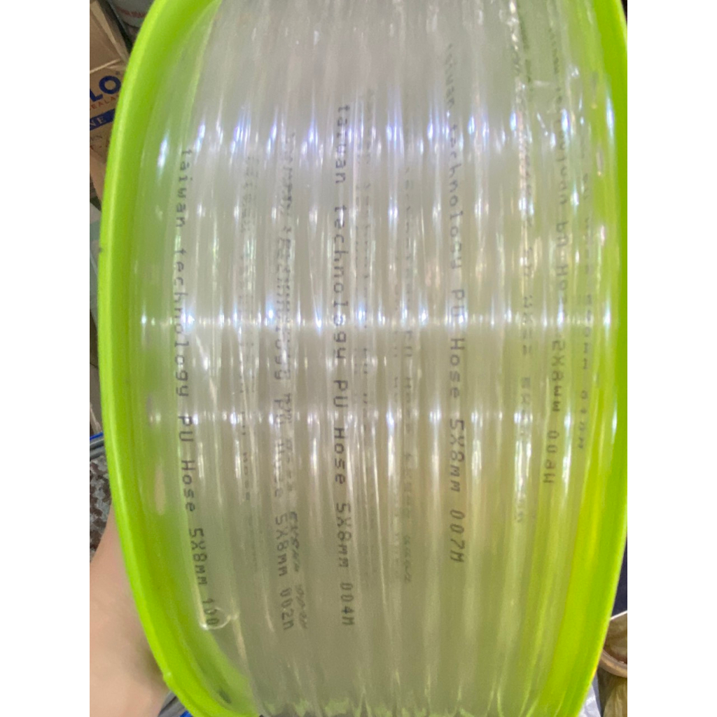 (50M-100M) -8LI- DÂY HƠI PU KHÍ NÉN LION TRẮNG TRONG ỐNG 5*8MM