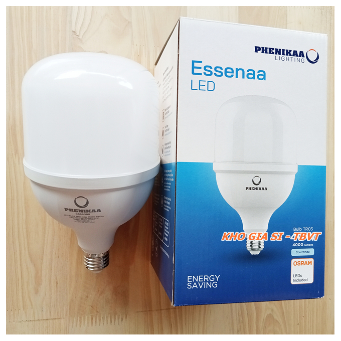 Đèn LED Bulb trụ 30W - 50W PHENIKAA Chính hãng