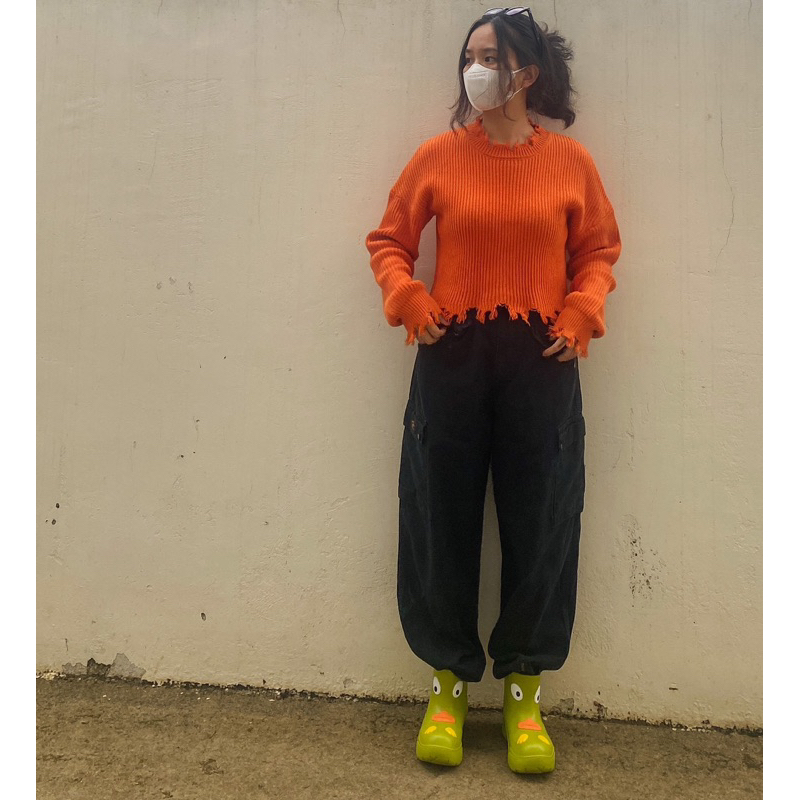 Quần cargo, quần kaki túi hộp secondhand  hàng Nhật unisex nam, nữ 02