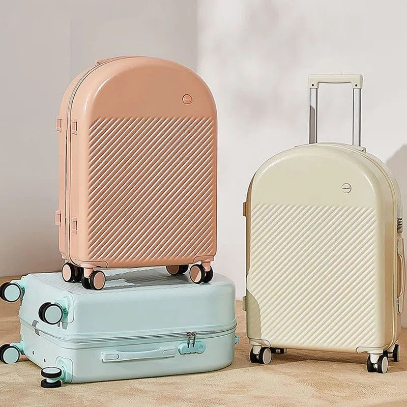 Vali nam nữ sinh viên giá trị cao hộp cần kéo xu hướng hộp mật khẩu câm bánh xe đa năng hành lý nhựa ABS Xu hướng