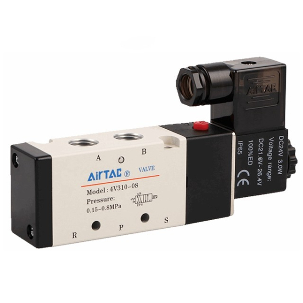 (ORDER - KHÔNG CÓ SẴN) Van Điện Từ Airtac 4V310-08 DC24V