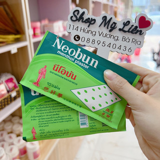 Miếng dán Neobun Thái Lan đau cổ vai gáy
