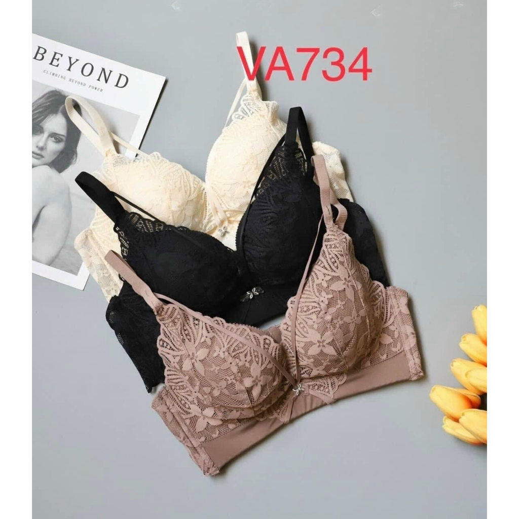 Áo ngực nâng ngực siêu nâng siêu đẩy không gọng tạo khe tự nhiên- Áo lót đệm dày mút hơi mềm mại bản lưng to