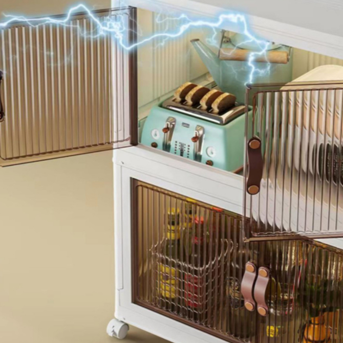 Tủ đa năng gấp gọn, hộp nhựa đa năng gấp gọn 5 tầng kích thước 45*27*131 bảo hành 2 năm 9016 | BigBuy360 - bigbuy360.vn