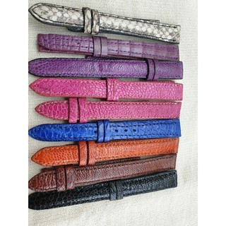 Dây đồng hồ 14/12 da cá sấu, đà điểu, trăn