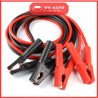 Dây câu kích bình ắc-quy dài 4m 2000a cứu hộ ô tô xe hơi khẩn cấp by dv auto