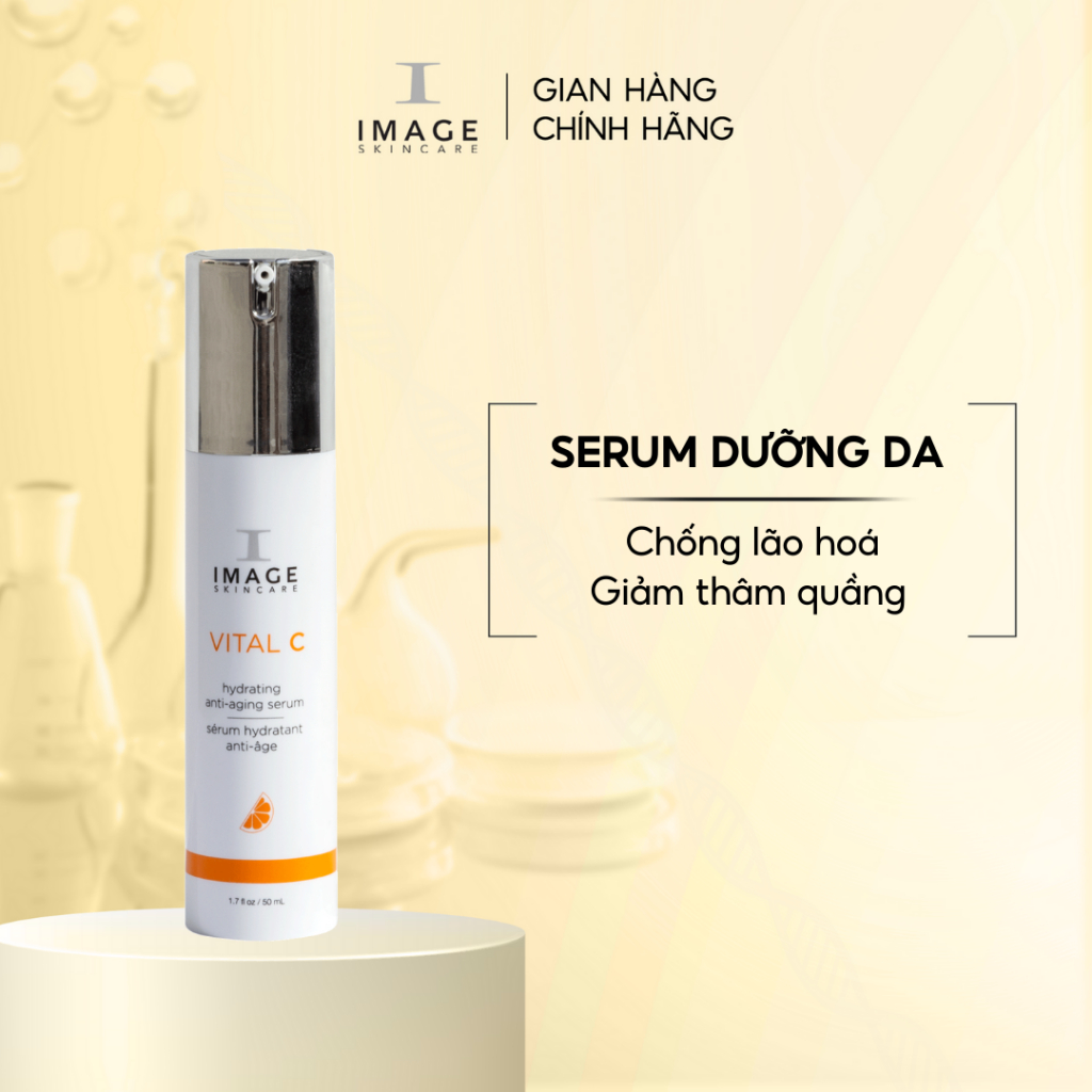 Serum dưỡng ẩm giảm kích ứng da Image Skincare Vital C Hydrating Anti Aging 50ml