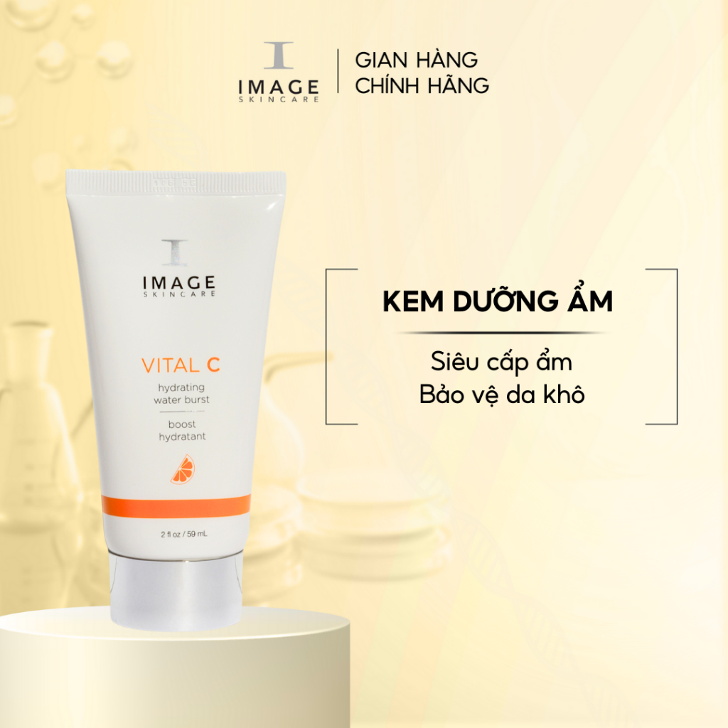 Gel Dưỡng Ẩm Da Mặt Cấp Tốc Dành Cho Da Khô, Dưỡng Da Mềm Mịn IMAGE Skincare Vital C Hydrating Water Burst 59ml