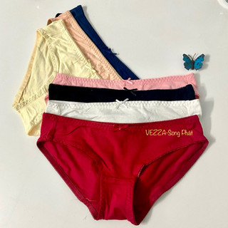 10 Quần lót cotton trơn nhiều màu