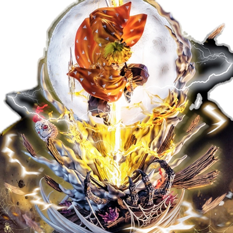 Mô hình zenitsu hàng đẹp siêu khủng - mô hình diệt quỷ