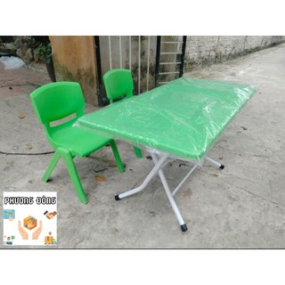 Bàn nhựa đúc gấp gọn - Chân chữ X
