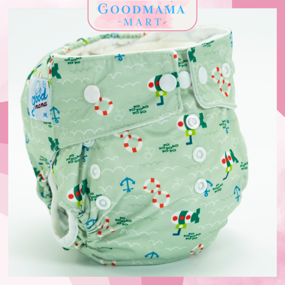 Bỉm Vải Giặt Được Cho Bé Goodmama Hàng Việt Nam Cao Cấp Chống tràn - Chống hăm Cho Con, Tiết Kiệm Cho Mẹ