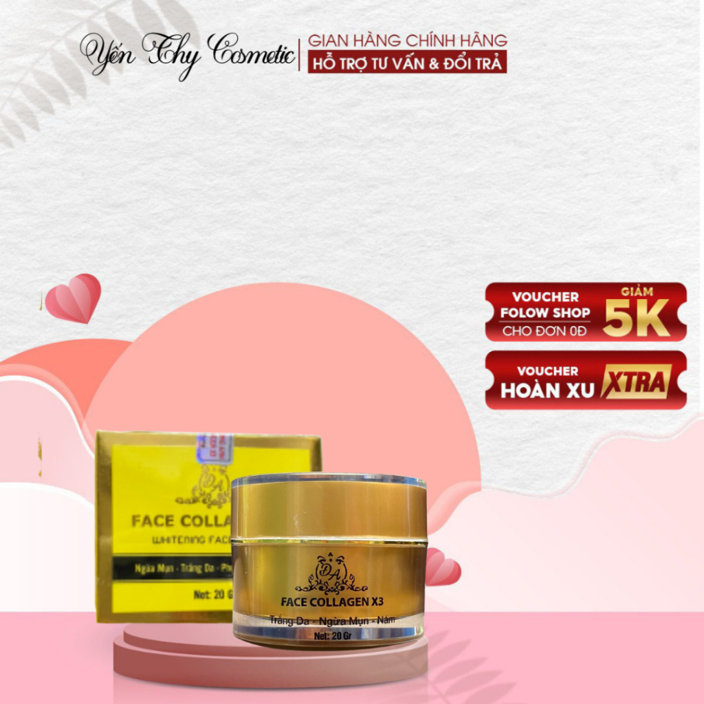 [TRỢ GIÁ] Combo Kem Face Collagen X3 + Body Colagen X3 Luxury Mỹ Phẩm Đông Anh - Thy's Cosmetics