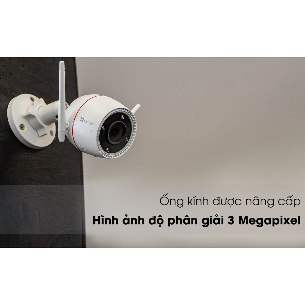 Camera Wifi Ngoài Trời Ezviz C3TN 3M 2k Siêu Nét Có Màu Ban Đêm - HKT STORE