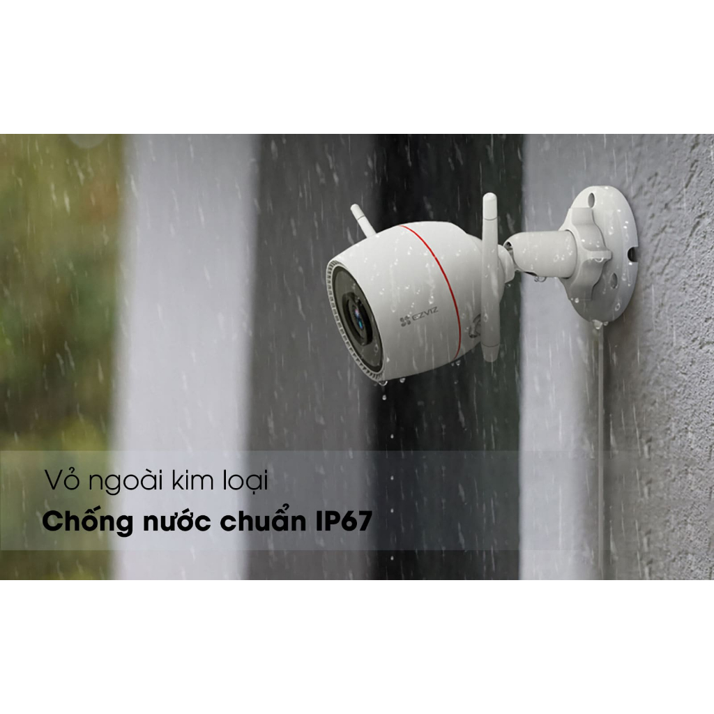 Camera Wifi Ngoài Trời Ezviz C3TN 3M 2k Siêu Nét Có Màu Ban Đêm - HKT STORE