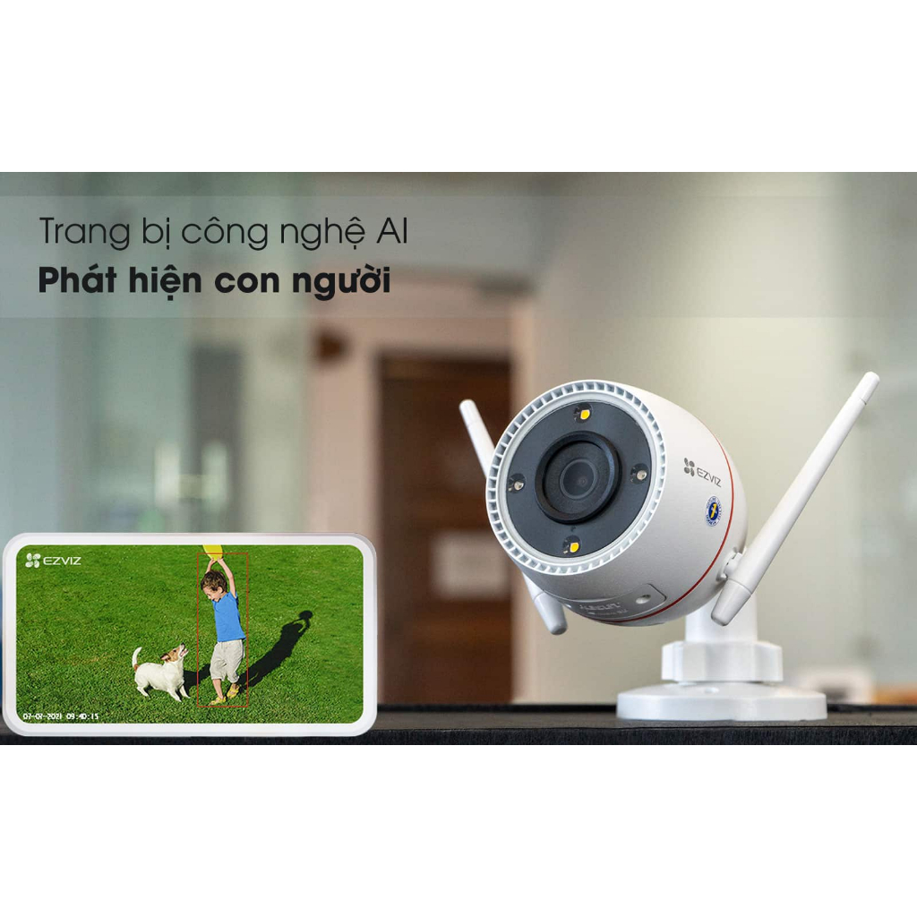 Camera Wifi Ngoài Trời Ezviz C3TN 3M 2k Siêu Nét Có Màu Ban Đêm - HKT STORE
