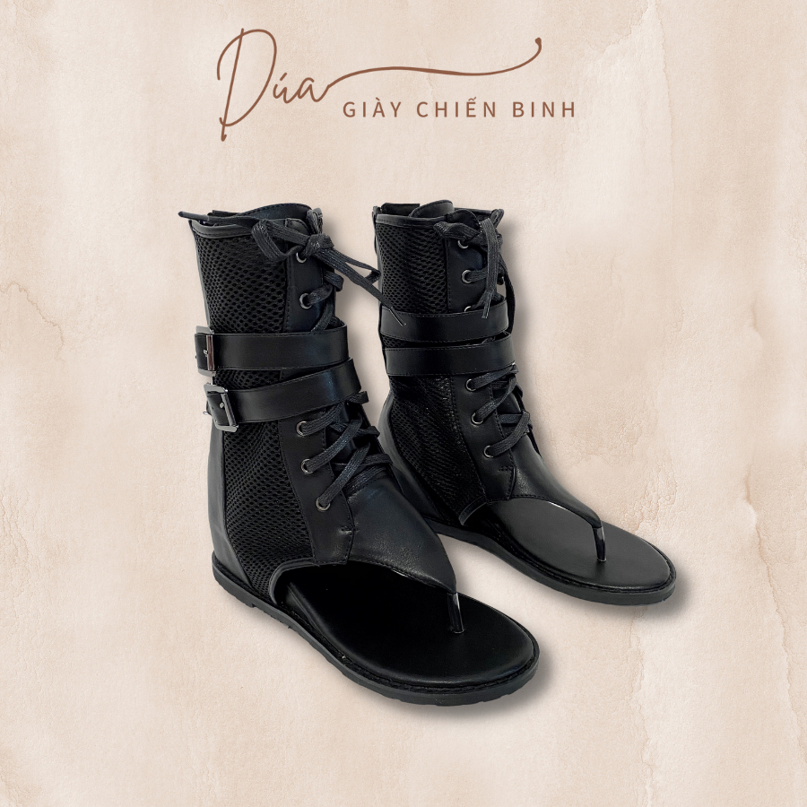 Giày Boot Lưới Đế Độn 5 Phân Cailuoya B01