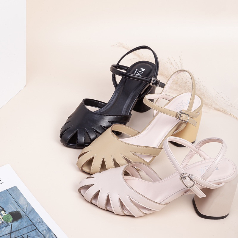 Giày Sandal Rọ 7cm Đế Vuông Cực Xịn X920