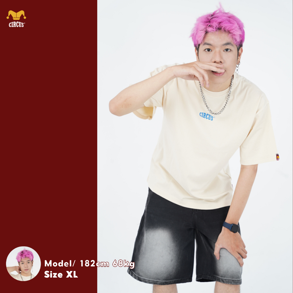 Áo thun unisex oversize Local Brand Circus Signature 100% Cotton - Mã Basic B07